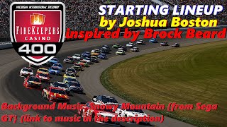 2024 FireKeepers Casino 400 Starting Lineup Rebirth Cup Series [upl. by Nedrah]