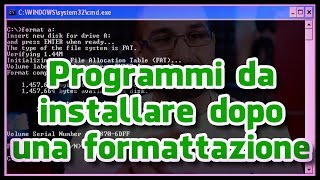 PROGRAMMI DA INSTALLARE DOPO UNA FORMATTAZIONE [upl. by Ambrosius]