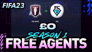 THE BEST FREE AGENTS  SEASON 1  UPDATED FIFA 23 [upl. by Sacks61]