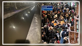 Eurostar cancels all todays trains after tunnel floods [upl. by Affrica]