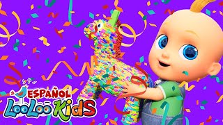 ¿Quién rompe la piñata  Canciones Infantiles LooLoo [upl. by Siram]