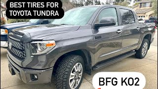 BEST TRUCK TIRE  BFG KO2 KO3 Toyota Tundra [upl. by Anohsal503]