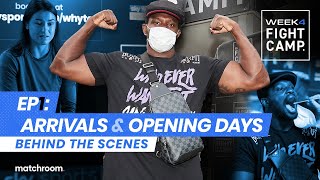 Fight Camp 4 Day 1  Whyte vs Povetkin Taylor vs Persoon 2 Behind The Scenes Arrivals [upl. by Tamarah]