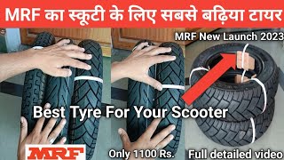 MRF ZAPPER C1 90100 R10 REVIEW ll MRF Zapper C1 Review MRF ZAPPER C1 VS ZAPPER Best Tyre For Activa [upl. by Llenram]