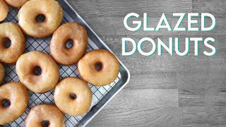 VEGAN KRISPY KREME DOUGHNUTS  Glazed Donut Recipe [upl. by Berliner636]