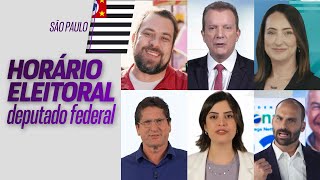 Horário Eleitoral SP  candidatos a Deputado Federal 27082022 [upl. by King843]