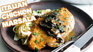 THE Chicken Marsala Recipe I learned to make at the first Italian restaurant I ever worked at [upl. by Ronoc8]