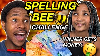 THE SPELLING BEE CHALLENGE🐝 ft my sister [upl. by Rhett]