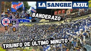 BANDERAZO de La Sangre Azul – CRUZ AZUL vs Mazatlán – Jornada 1 Apertura 2024 [upl. by Otsuj]