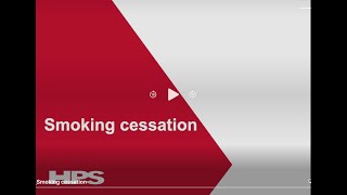 HPS Pharmacies Lecture Series Webinar 22  Smoking Cessation [upl. by Slack]