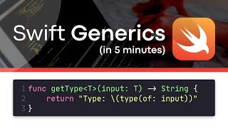 The EASIEST Swift Generics Tutorial 2022 🔥 [upl. by Carin]