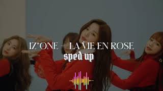 Izone  La vie en rose sped Up [upl. by Pegma775]