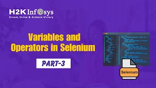 How To Use Variables and Operators in Selenium Automation Part  3 [upl. by Lincoln82]