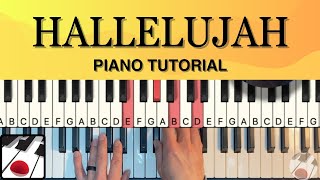 Hallelujah Piano Tutorial QUICK amp EASY [upl. by Akinet413]