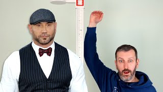 How Tall is Dave Bautista [upl. by Jeramey132]