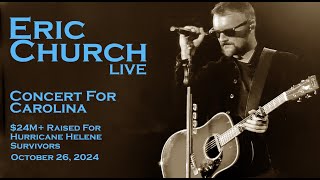 Eric Church  Beautiful Solo quotCarolinaquot  Live  Concert For Carolina Charlotte NC  102624 [upl. by Odlawso442]