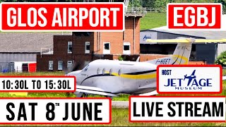 Glos Airport EGBJ  Live Stream Saturday 8th June 1030L✈️ [upl. by Atiroc170]