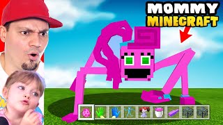 moja córka znalazła MOMMY LONG LEGS w MINECRAFCIE 👑 [upl. by Maurey]