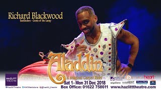 Richard Blackwood as The Genie  Aladdin Panto 2018 [upl. by Lisle]