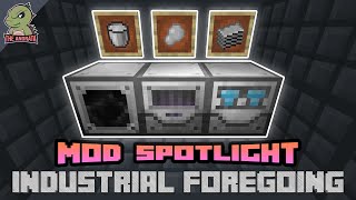 Industrial Foregoing Tutorial  Introduction amp Getting Started  Minecraft 1165 [upl. by Ahsinik]