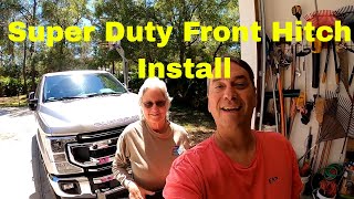 Super Duty Front Hitch Install [upl. by Dorcy569]