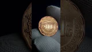 Cuanto Valen las Monedas de 50 Ctvs Ordinarios 19922009 shortsfeed coin monedasdemexico [upl. by Aseiram]