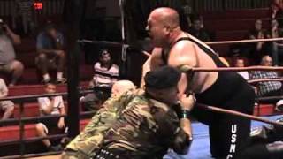 ACW WRESTLING Sgt Jim Nelson vs Sgt Robbie Lynn for the TV Title [upl. by Jeanie]