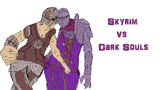 Skyrim vs Dark Souls 3 [upl. by Yarb]