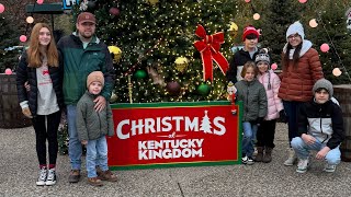 Christmas at Kentucky Kingdom 2024 LARGEST snow tubing hill in Kentucky and Largest Christmas Event [upl. by Noruq760]