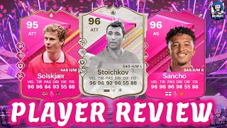 STOICHKOV 96 SOLSKJÆR 95 SANCHO 96  FUTTIES  FC 24 Review ITA [upl. by Tilden]