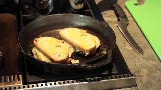 How to Make a Panini in a Cast Iron Skillet  Chefs Favorites [upl. by Ainotahs315]