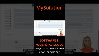 MySolution Software e Fogli di calcolo [upl. by Melantha]