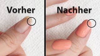 Tipp Wie man einen eingerissenen Nagel repariert  seni Nageldesign [upl. by Nolitta353]