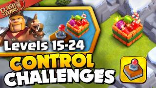 Easily 3 Star Controllable Heroes Challenges 1524 Clash of Clans [upl. by Nilesoy870]