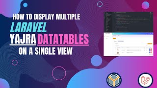 How to display multiple Laravel Yajra datatables on a single view or page [upl. by Ylrebmic816]