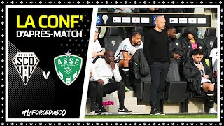 ANGERS SCO  AS SAINTÉTIENNE  Conférence de presse daprèsmatch [upl. by Otti996]