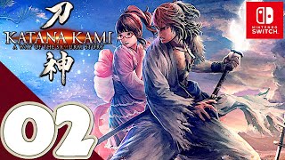 KATANA KAMI Switch  Gameplay Walkthrough Part 2  No Commentary [upl. by Puttergill]