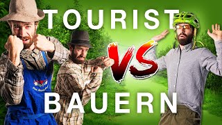 Sketch  Zornige Bauern vs Deutscher Tourist [upl. by Kay]