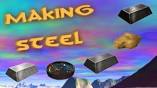 Conan Exiles  How to Make STEEL amp HARDENED STEEL [upl. by Aramois]