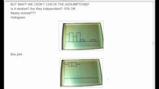 Confidence interval and hypothesis test for a mean with an outlier [upl. by Esiahc]