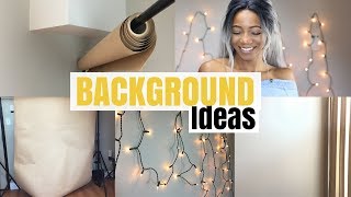 5 BackdropBackground Ideas for Youtube Videos  Annesha Adams [upl. by Ob]