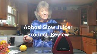 Aobosi Slow Juicer Product Review giving my honest opinion [upl. by Jobe925]