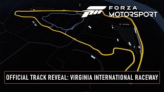 Forza Motorsport  Official Track Reveal Virginia International Raceway [upl. by Netsud]