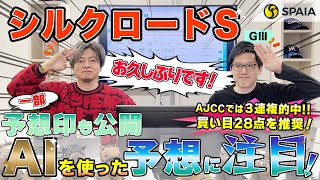 【シルクロードステークス 2024最終予想】AI予想家の評価われ混戦模様、買い目は計28点推奨！ AIを使い的中を狙う （SPAIA編） [upl. by Lundt]