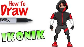 How to Draw Ikonik  Fortnite [upl. by Hakon]