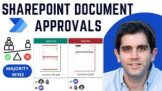 Power Automate Custom Approvals on SharePoint Document Library Majority Wins with View Formatting [upl. by Eniluj]