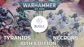 10th Edition  Tyranids vs Necrons  Warhammer 40k Battle Report [upl. by Anoo]