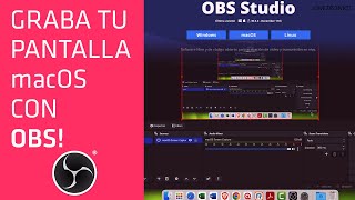 Como grabar la pantalla de tu mac con OBS [upl. by Roana]