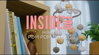 DIY Decorating How to make a pom pom mobile [upl. by Hollenbeck]