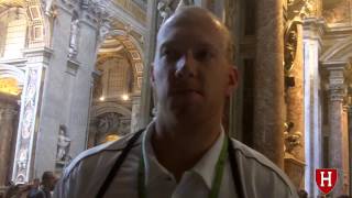 Harvard Mens Basketball Tours Vatican City [upl. by Terra]